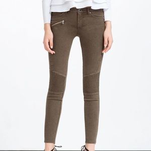 Zara moto jeans (made popular by Kate Middleton)